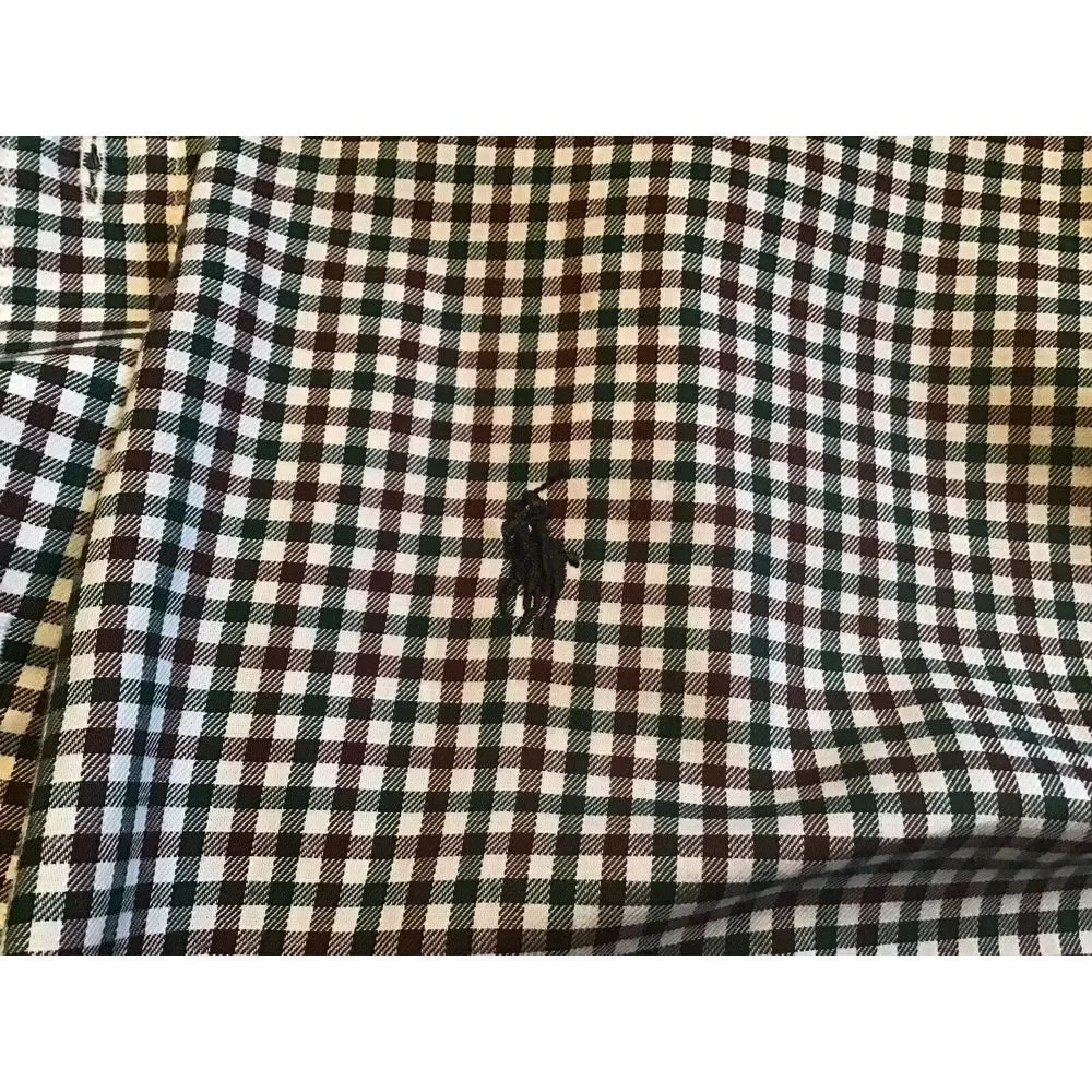 Ralph Lauren Blake Button Down Shirt Long Sleeve Size‎ Medium Gingham Plaid